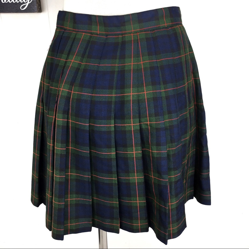 Vintage 90s Star C.C.C. Plaid Mini Skirt - Picture 5 of 6